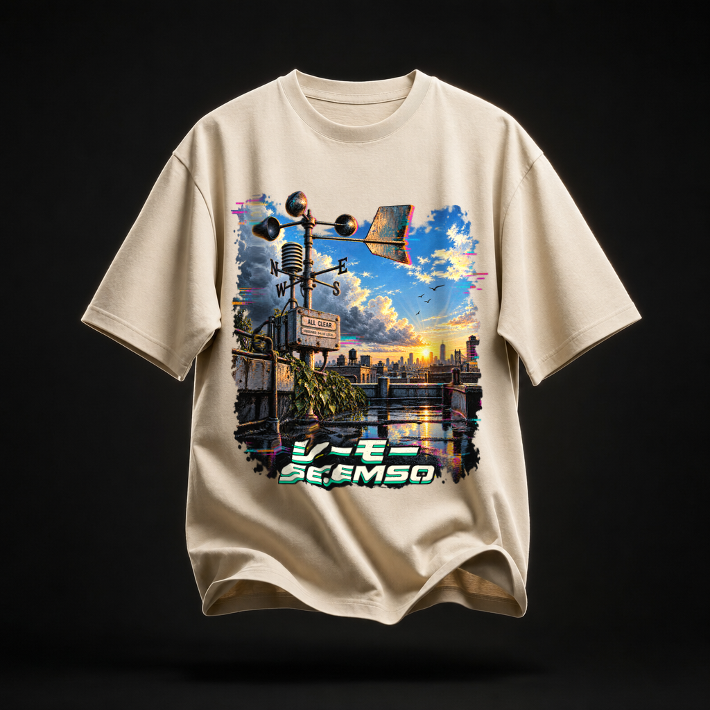 All Clear tee in Soft Cream