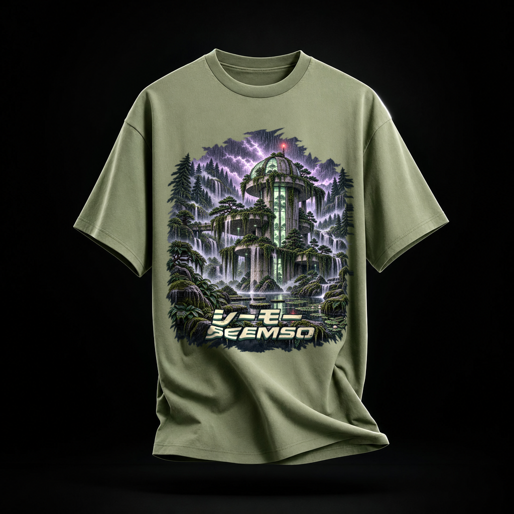 Rain Archive tee in Sage