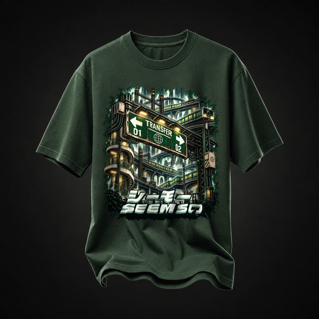 Transfer Point tee in Forest